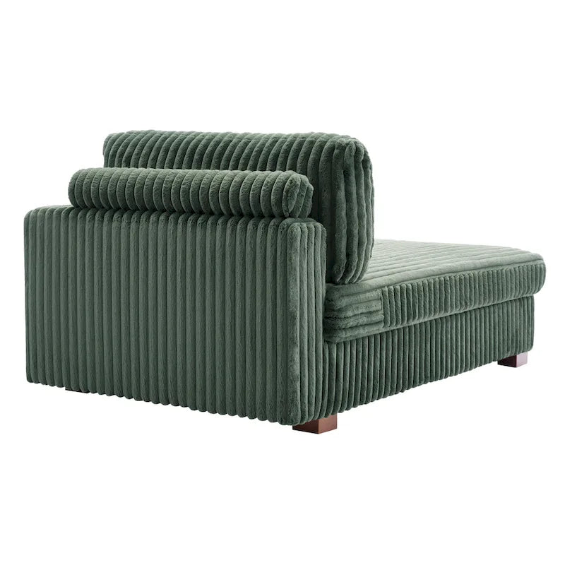 DREAMSIDEA Extra-Large Right-Facing Chaise Lounge Sofa 12