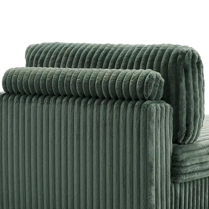 DREAMSIDEA Extra-Large Right-Facing Chaise Lounge Sofa 13