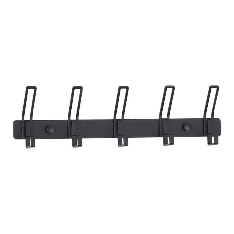 Wall-Mounted Coat Rack with 5 Hooks - 1 Pack, Perfect for Entryway - Dimensions: 12.6 x 1 in 1