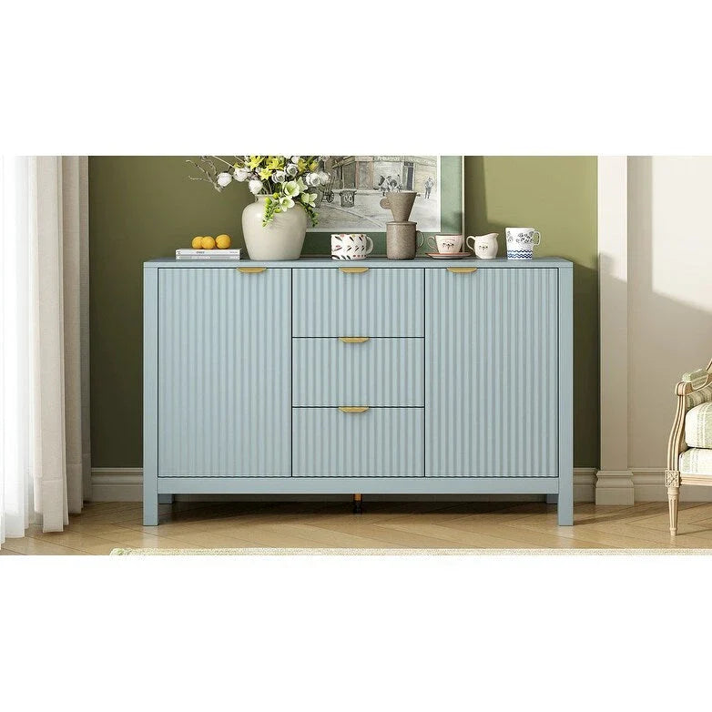 Modern Sideboard Cabinet with Storage Drawers Doors and Adjustable Shelves 3