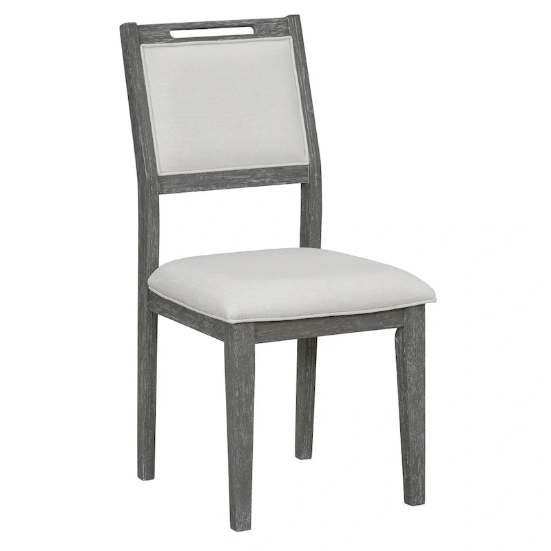 6-Piece Wooden Dining Set: Rectangular Table with 4 Upholstered Chairs and 1 Bench 16