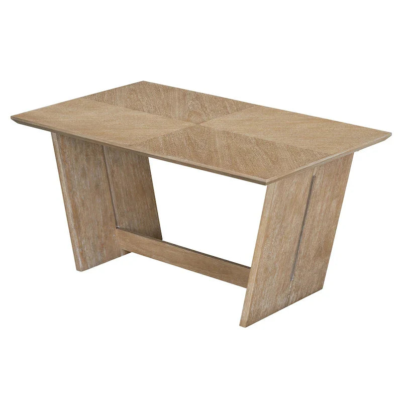 6-Piece Wooden Dining Set: Rectangular Table with 4 Upholstered Chairs and 1 Bench 30