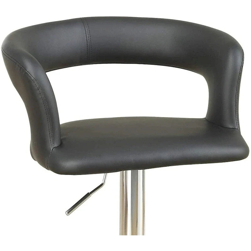 Set of 2 Adjustable Swivel Counter Height Bar Stools with Hollow Back and Armrests for Kitchen Island 6