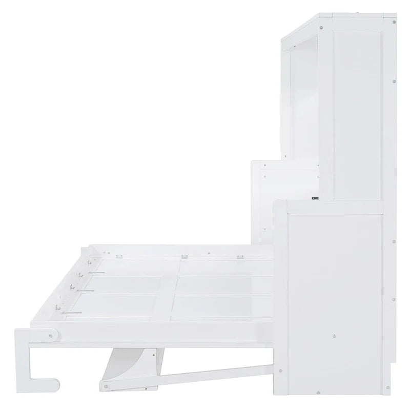 Murphy Wall Bed with Foldable Desk and Space Saving Design 9