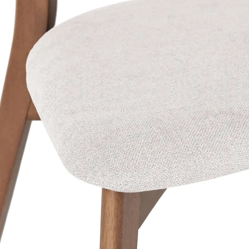 Pair of Light Beige Wooden Dining Chairs - Versatile Side Chairs for Office or Home 9