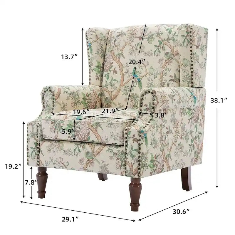 Decorative Upholstered Accent Chair for Living Room 6