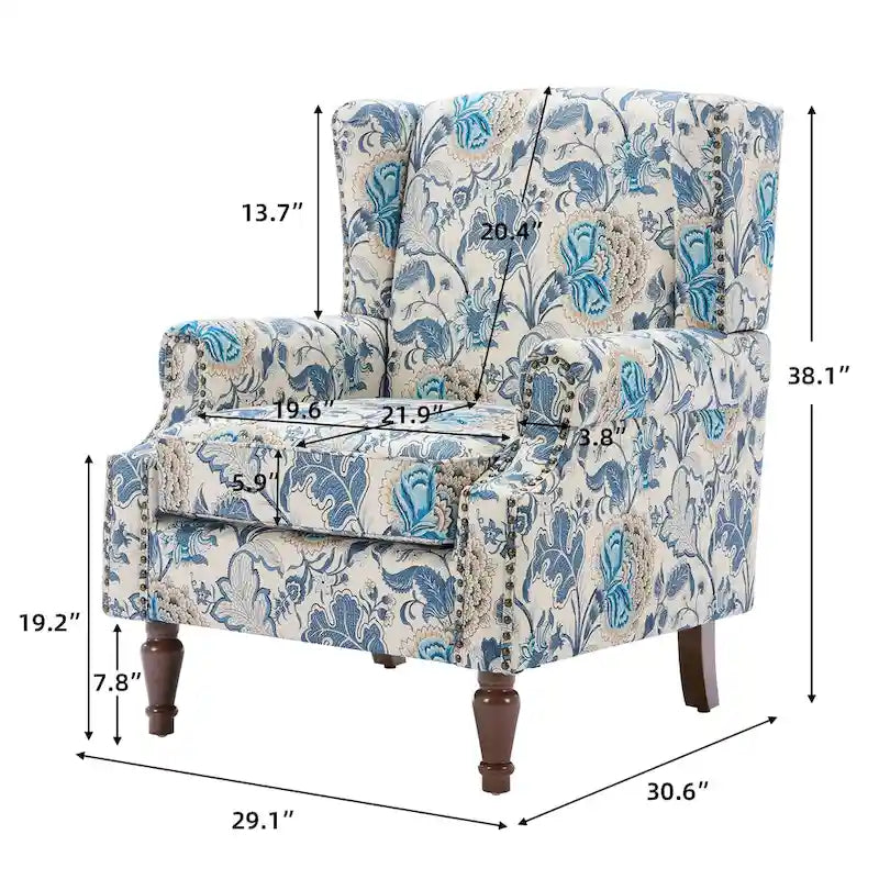 Decorative Upholstered Accent Chair for Living Room 16