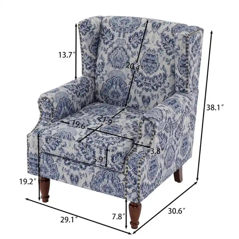 Decorative Upholstered Accent Chair for Living Room 23