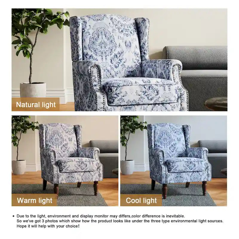 Decorative Upholstered Accent Chair for Living Room 24