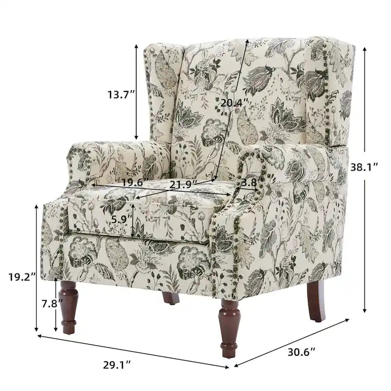 Decorative Upholstered Accent Chair for Living Room 33