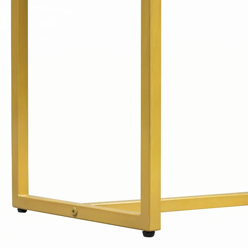 Contemporary Grey Console Table with Storage Solutions 10