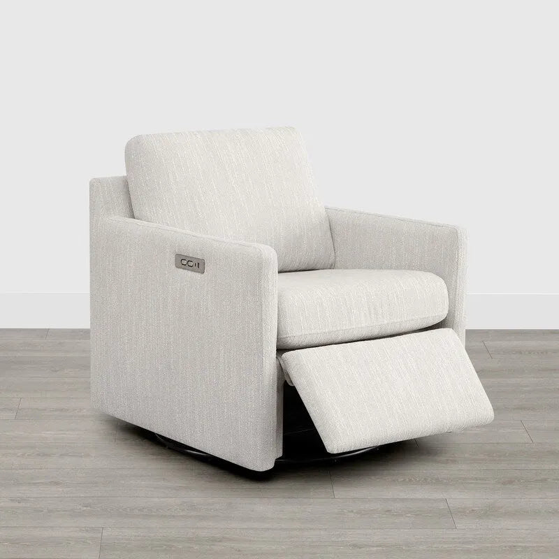 Nora Electric Reclining Swivel Chair with Footrest 32
