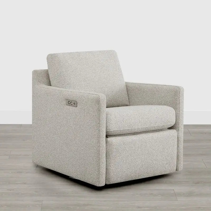 Nora Electric Reclining Swivel Chair with Footrest 10