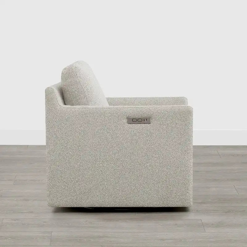 Nora Electric Reclining Swivel Chair with Footrest 12