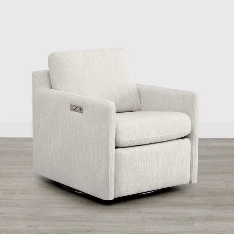 Nora Electric Reclining Swivel Chair with Footrest 18