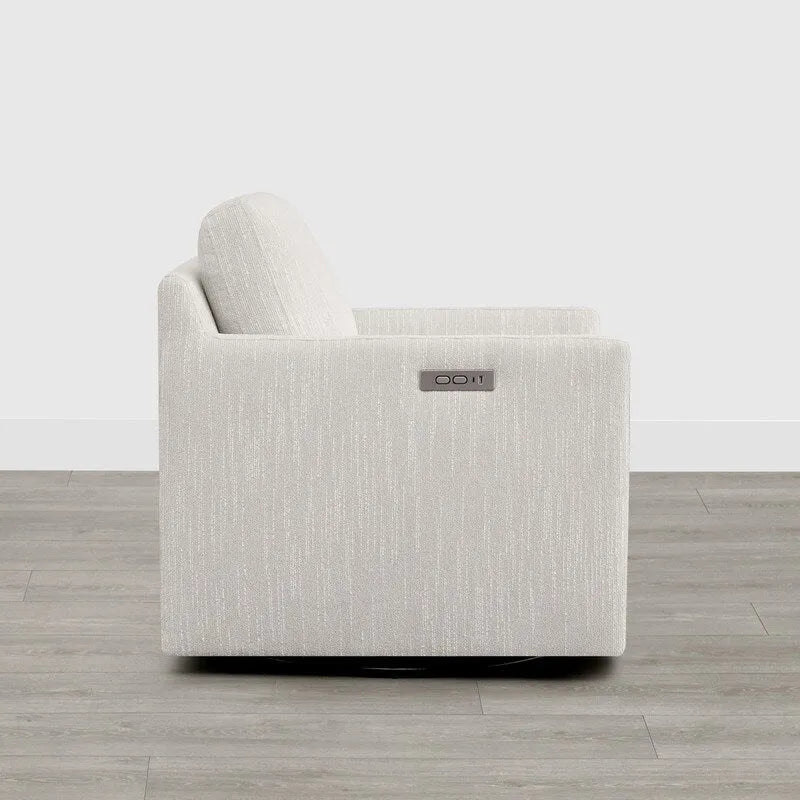 Nora Electric Reclining Swivel Chair with Footrest 20