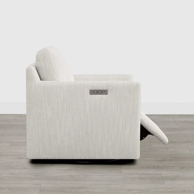 Nora Electric Reclining Swivel Chair with Footrest 21