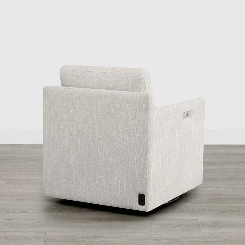 Nora Electric Reclining Swivel Chair with Footrest 23