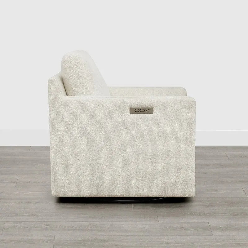 Nora Electric Reclining Swivel Chair with Footrest 28