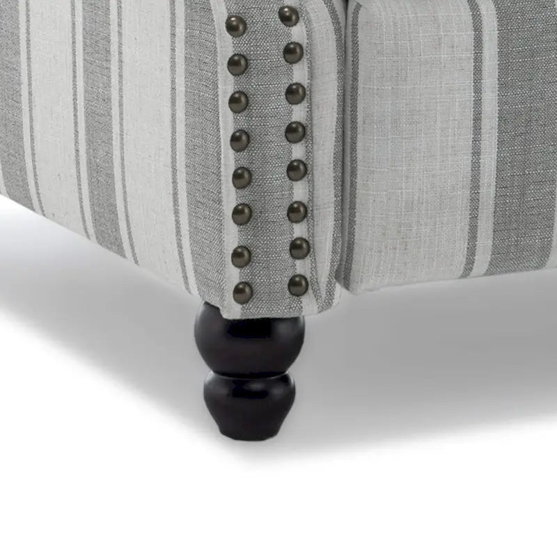 Nail-Head Trimmed Pushback Recliner with Padded Seat 13
