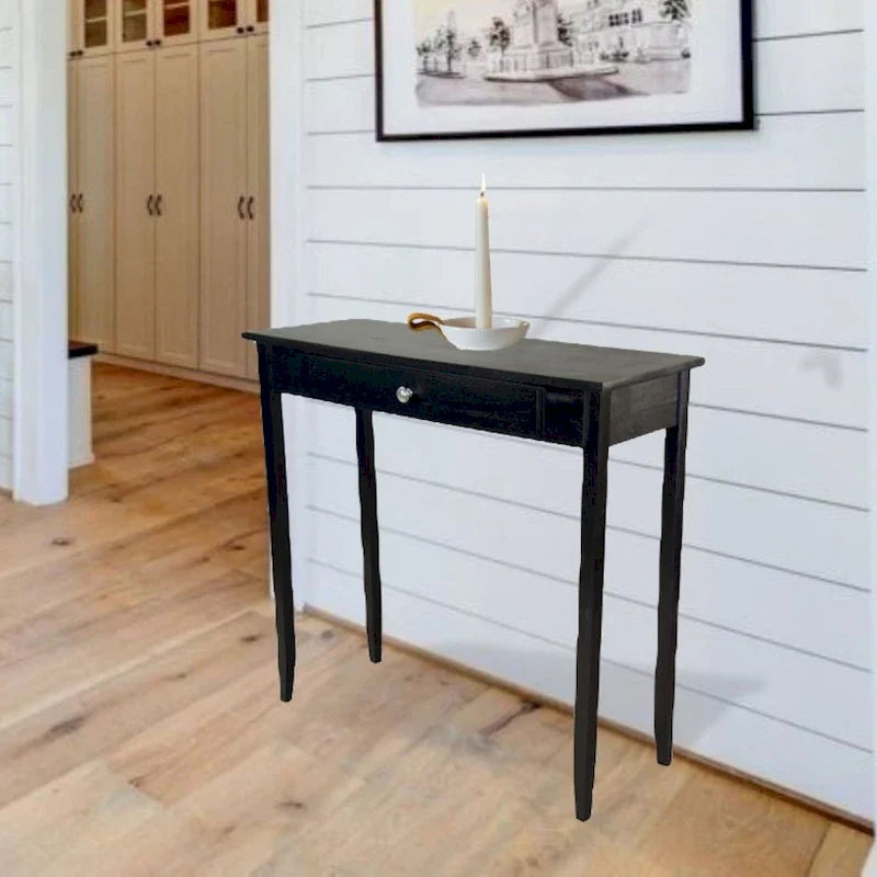 Porch & Den Holly Hill Solid Acacia Console Table with 1 Drawer 13