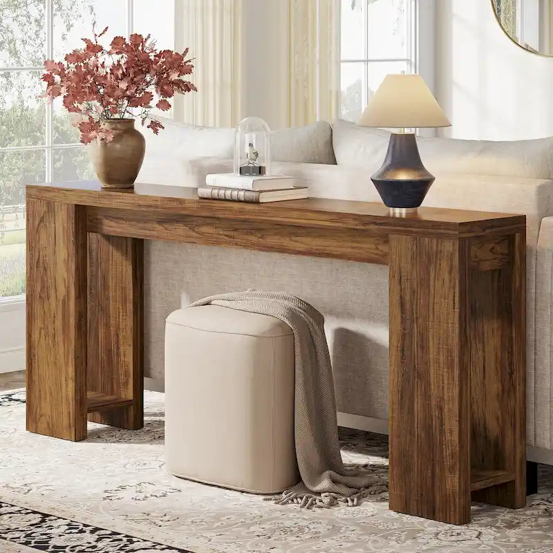 70.9-Inch Console Sofa Table for Living Room, Entryway, and Hallway 37