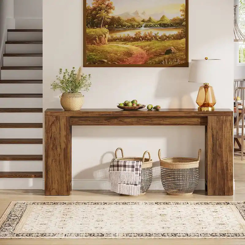 70.9-Inch Console Sofa Table for Living Room, Entryway, and Hallway 16