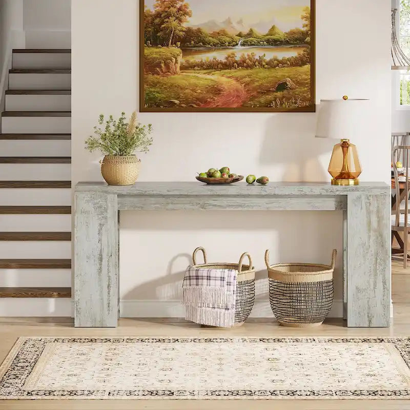 70.9-Inch Console Sofa Table for Living Room, Entryway, and Hallway 21