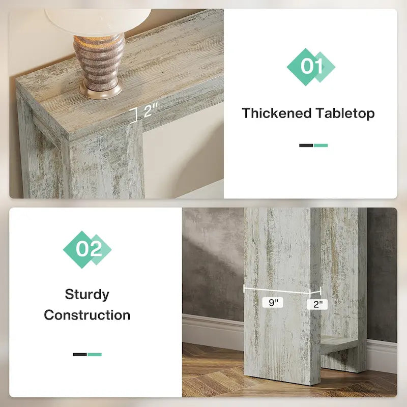 70.9-Inch Console Sofa Table for Living Room, Entryway, and Hallway 24
