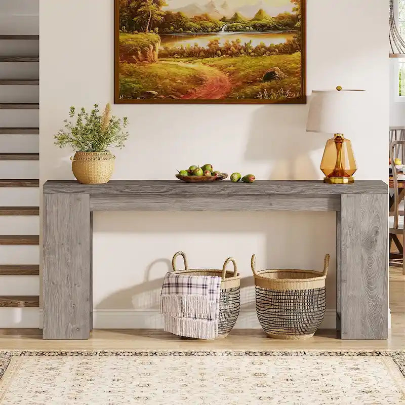 70.9-Inch Console Sofa Table for Living Room, Entryway, and Hallway 32