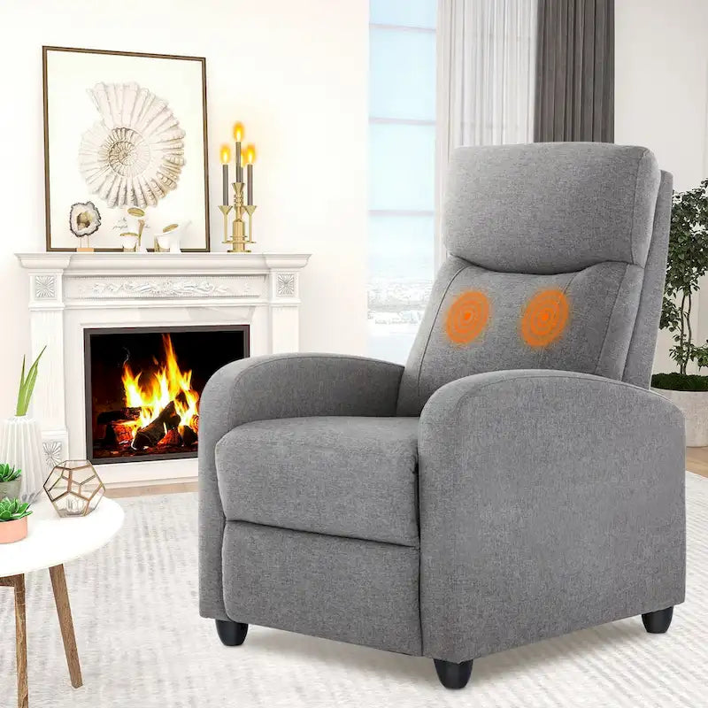 Versatile Recliner Chair with 8 Massage Settings and Lumbar Support for Ultimate Relaxation and Home Theater Experience 8