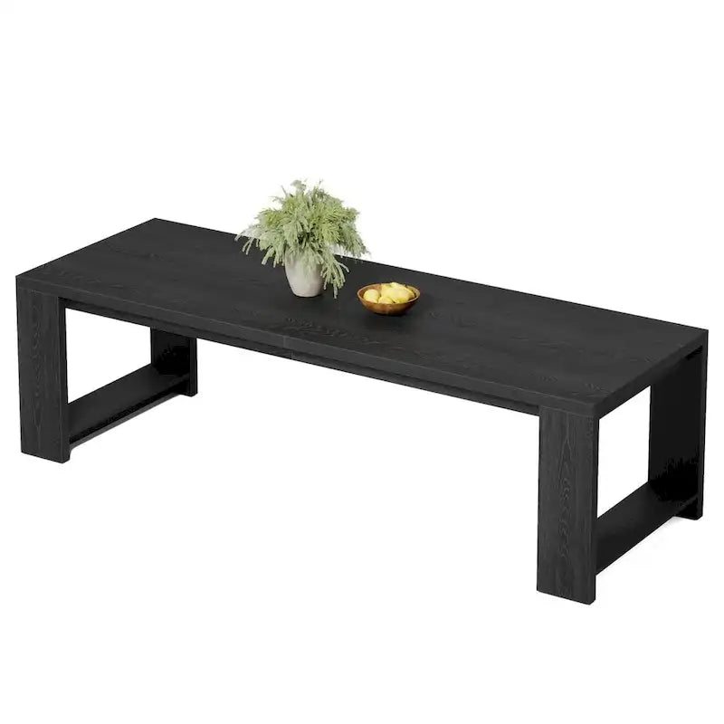 86.61-Inch Extra Long Wooden Dining Table for 6 to 8 People 9