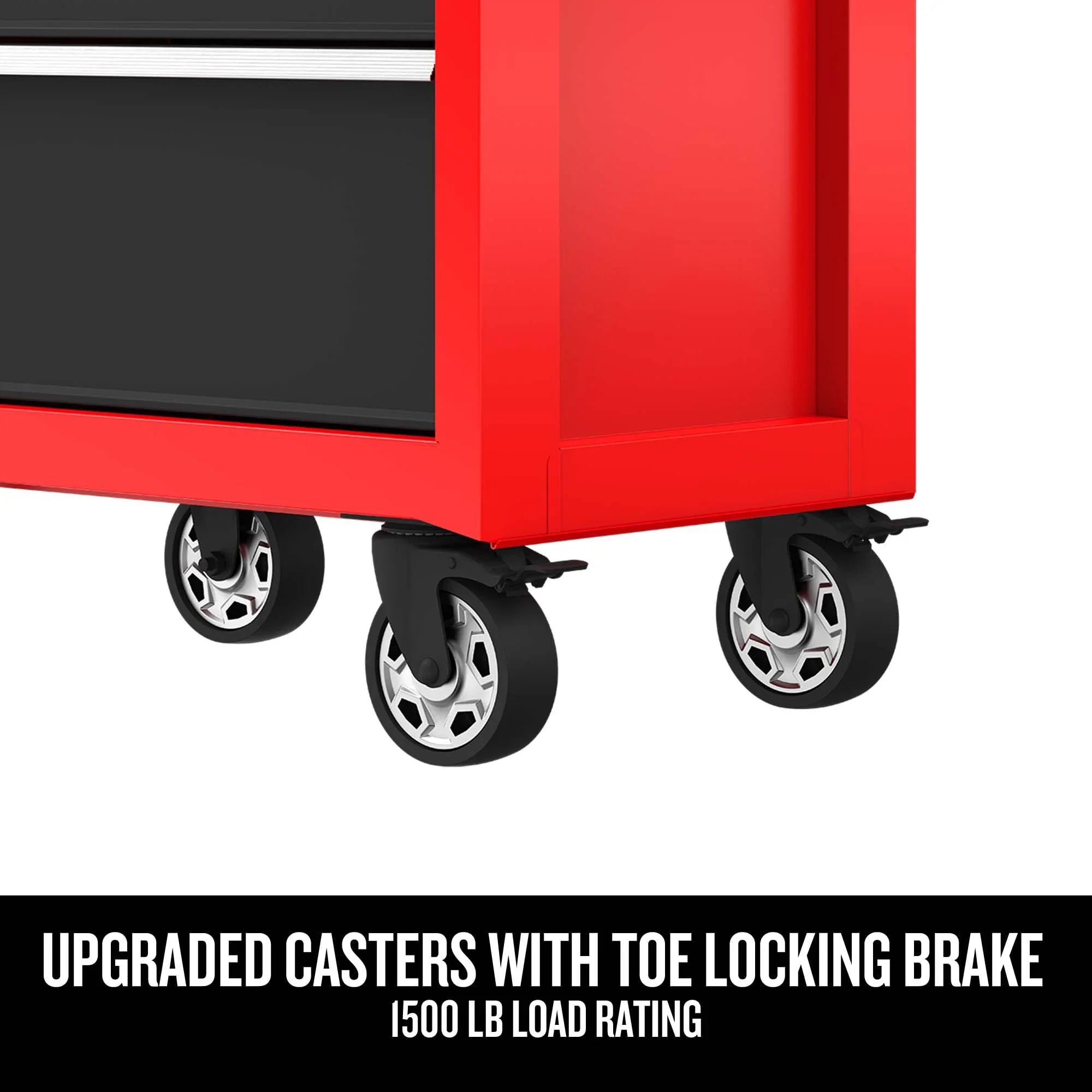 2000 Series 26-in W x 36.5-in H 5-Drawer Steel Rolling Tool Cabinet (Red) 11