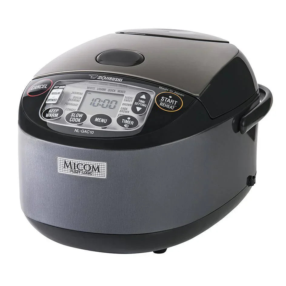 5.5 Cup Umami Micom Rice Cooker & Warmer Metallic Black 1