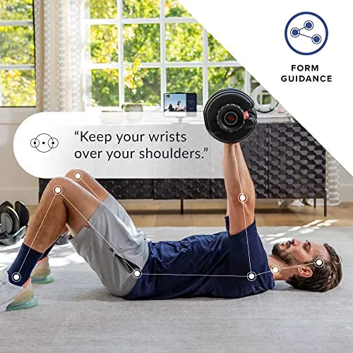 Bowflex SelectTech 552 Adjustable Dumbbells Pair, 5-52.5 lbs, Space-Saving Home Gym Equipment 9