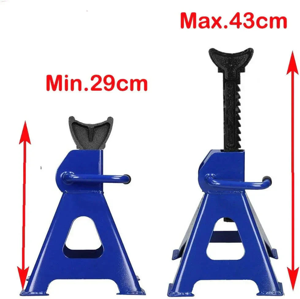 2T Floor Jack Car Trolley Jack Hydraulic Jack Quick Lift Jack with 2pcs Axle Stands 3 Ton 6