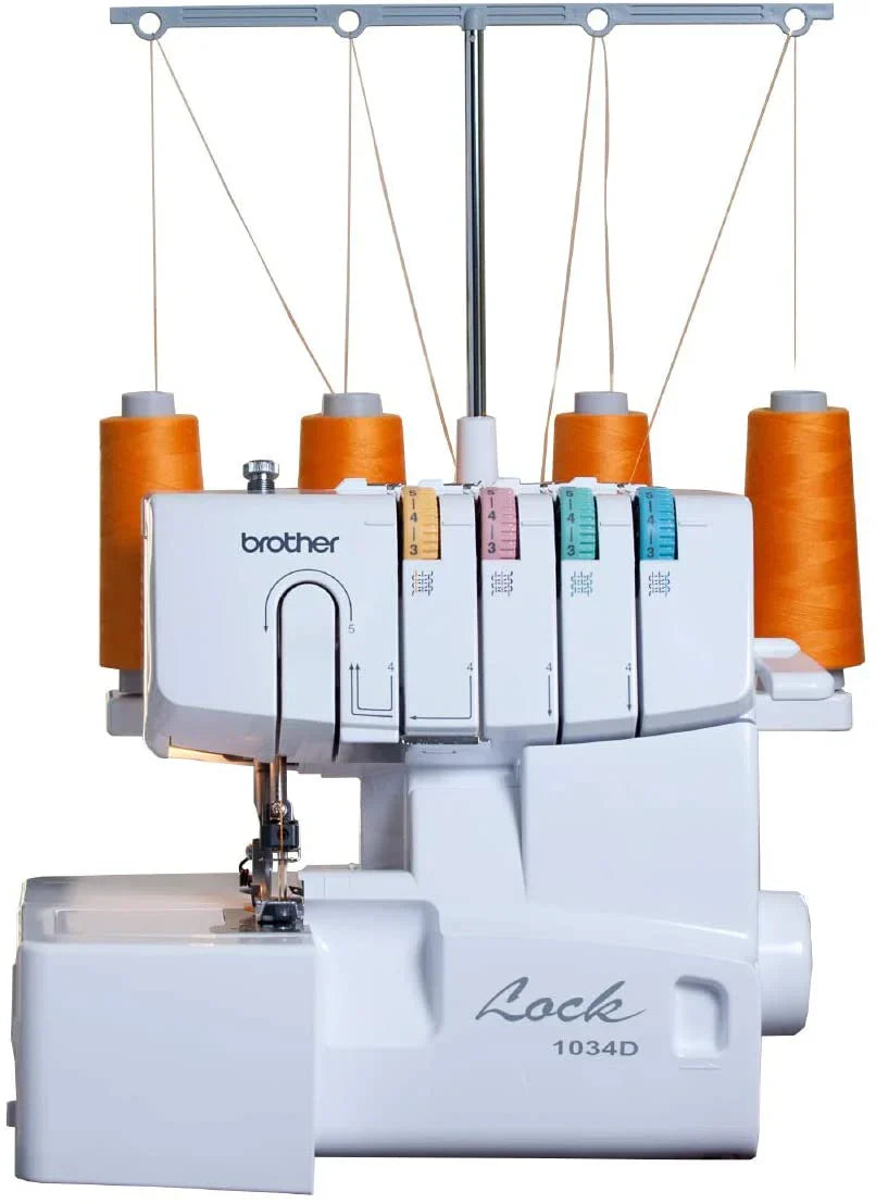 1034D Serger, Heavy-Duty Metal Frame Overlock Machine, 1,300 Stitches Per Minute, Removeable Trim Trap, 3 Included Accessory Feet 2
