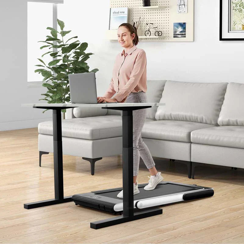 2.5HP 2-in-1 Folding Under Desk Treadmill with Speaker APP Remote Control, Portable Walking Jogging Machine for Home Gym Office 21