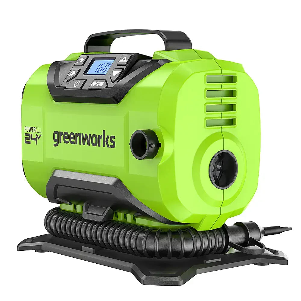 24 Volt Battery Powered 160-PSI Inflator with 2.0 Ah USB-C Battery & Charger - Green 8