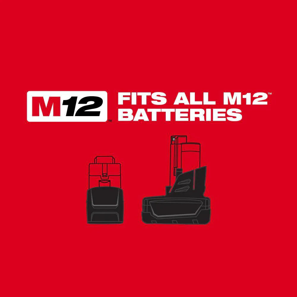 2567-22 M12 FUEL 12V Lithium-Ion Brushless Cordless High Speed 3/8 in. Ratchet Kit w/(2) Batteries, Charger and Bag 15