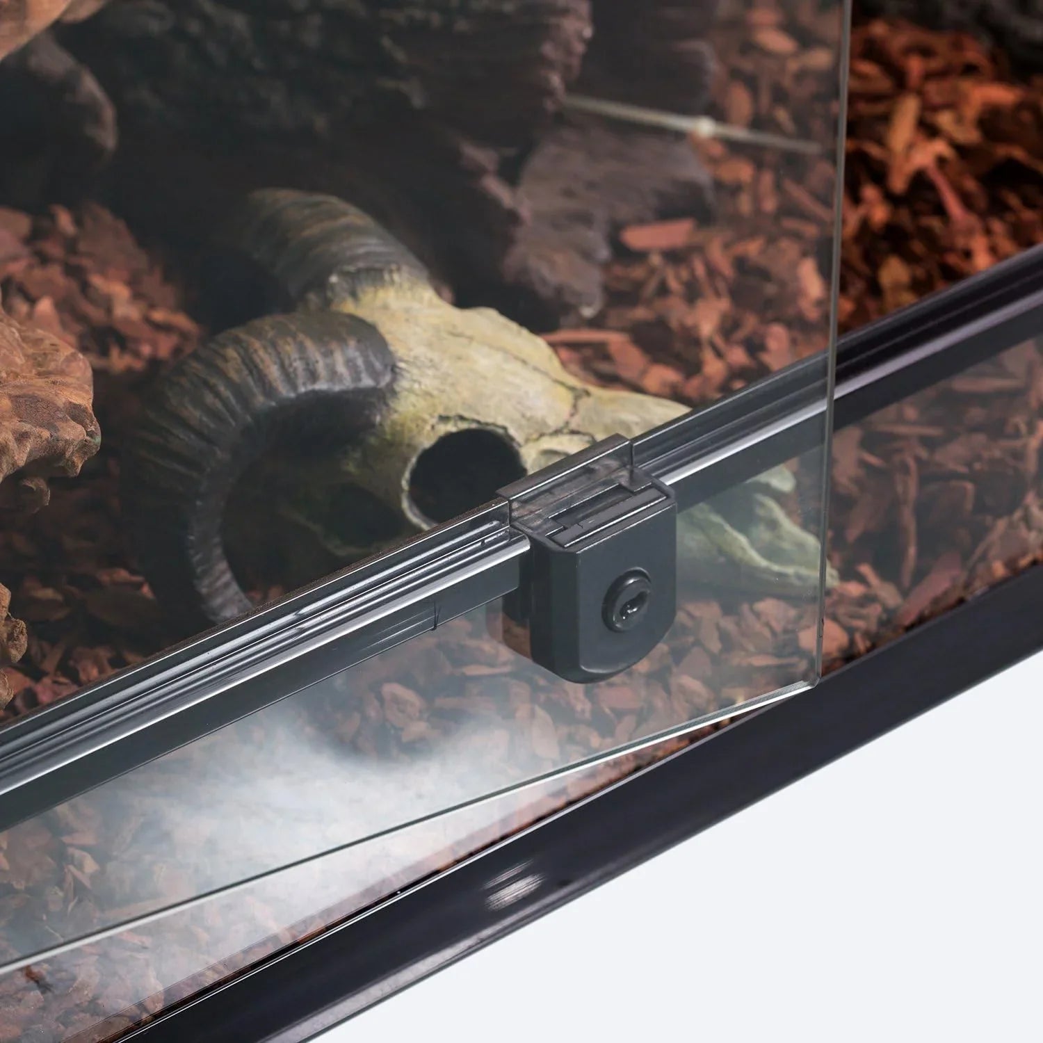 50 Gallon Reptile Glass Terrarium Tank Double Hinge Door with Screen Ventilation Large Reptile Terrarium 36" x 18" x 18"(Knock-Down) 5