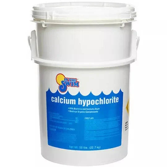 50 LBS CALCIUM HYPOCHLORITE POOL SHOCK BUCKET 1