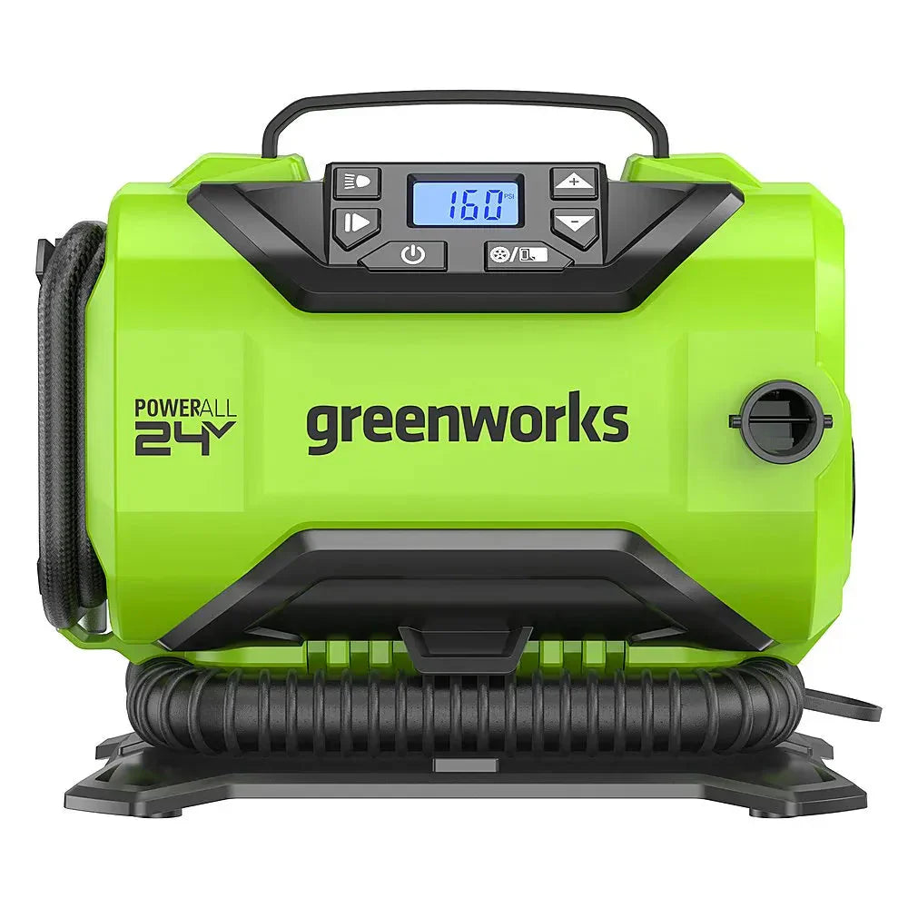 24 Volt Battery Powered 160-PSI Inflator with 2.0 Ah USB-C Battery & Charger - Green 2