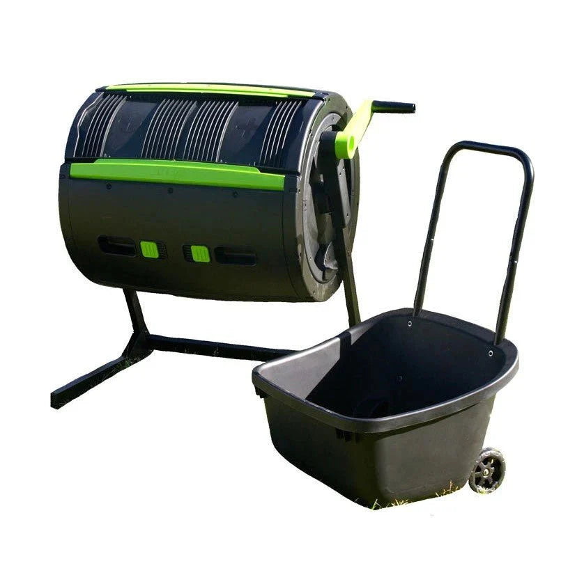65-Gallon Compost Tumbler And Cart Combo 4