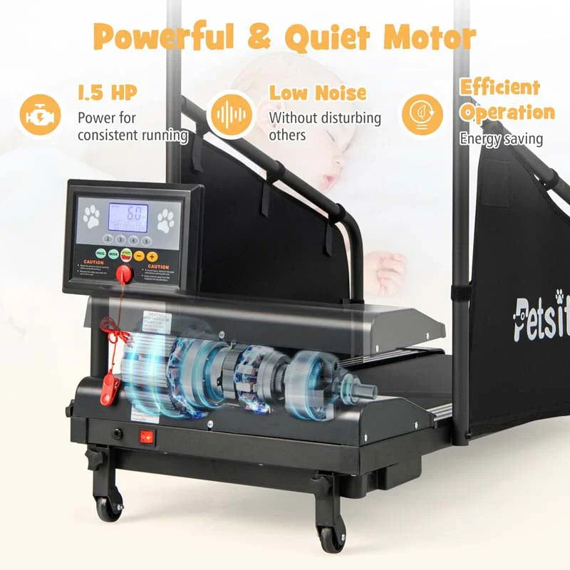 200 Lbs Dog Treadmill Pet Running Machine Indoor Pet Exercise Equipment With Remote Amp 14039039 Lcd Screen 11