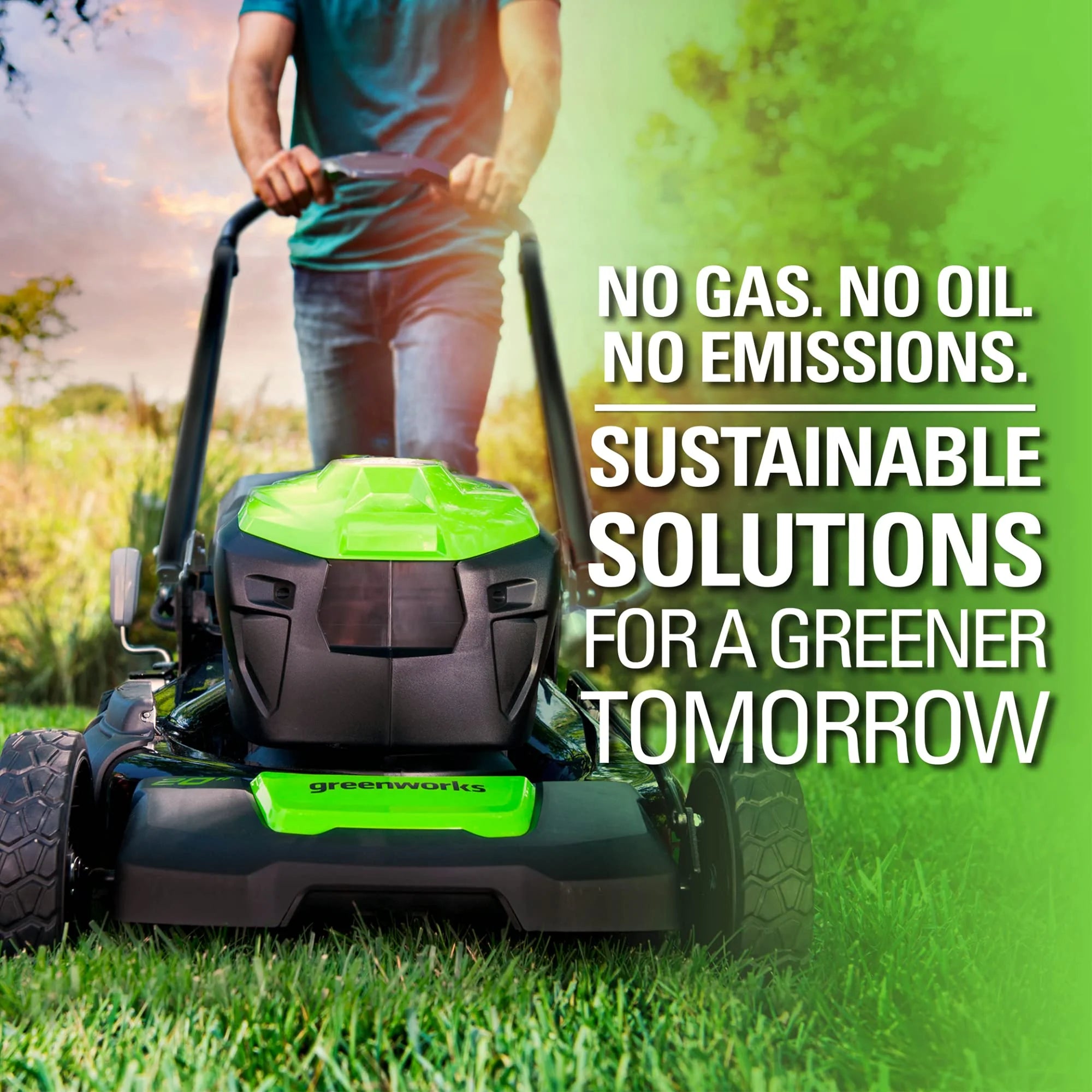 80V Cordless 21′′ Self-Propelled Brushless Lawn Mower | Greenworks 5