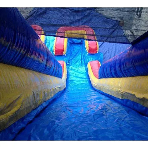 20ft High Dual Lane Inflatable Water Slide with Pool wetdry 3