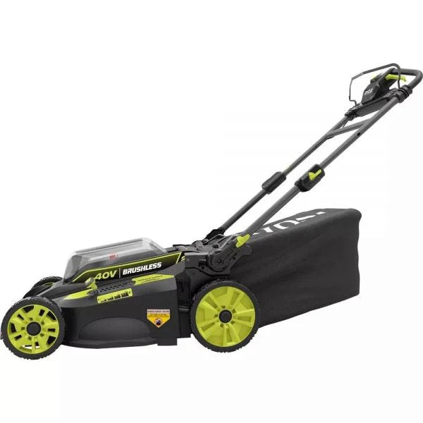 40V Brushless 20 in. Walk Behind Self Propelled Mower String Trimmer Leaf Blower with (2) Batteries and (2) Chargers 5