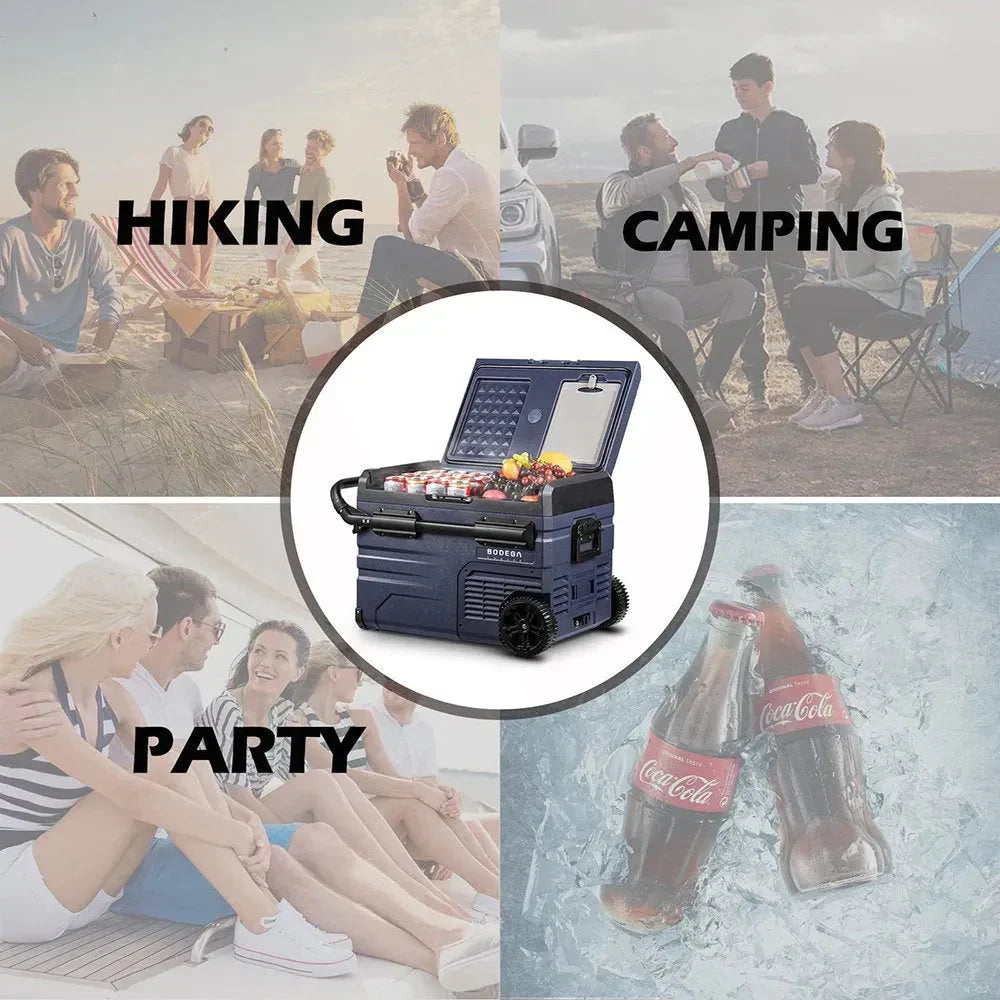 12 Volt 37 Qt. Portable Car Refrigerator, Car Freezer for Outdoor, Camping, Travel, RV,APP Control 4