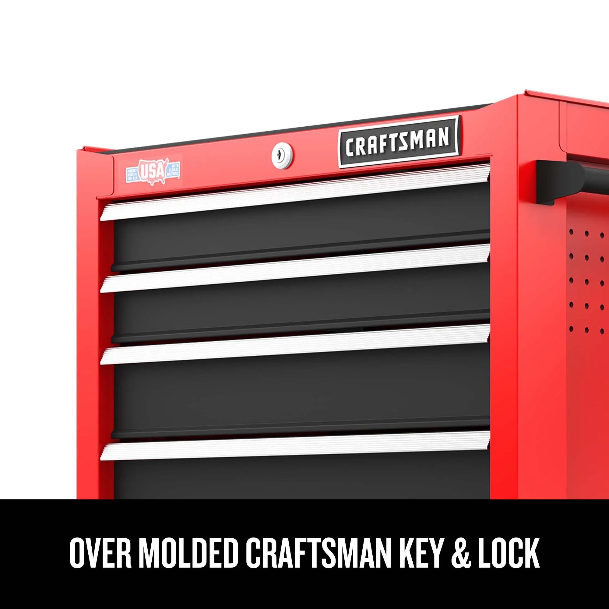 2000 Series 26-in W x 36.5-in H 5-Drawer Steel Rolling Tool Cabinet (Red) 15